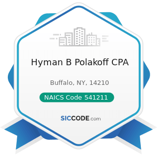 Hyman B Polakoff CPA - NAICS Code 541211 - Offices of Certified Public Accountants
