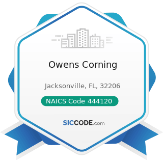 Owens Corning - NAICS Code 444120 - Paint and Wallpaper Retailers