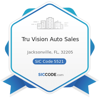Tru Vision Auto Sales - SIC Code 5521 - Motor Vehicle Dealers (Used Only)
