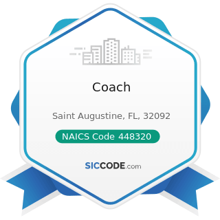 Coach - NAICS Code 448320 - Luggage and Leather Goods Stores