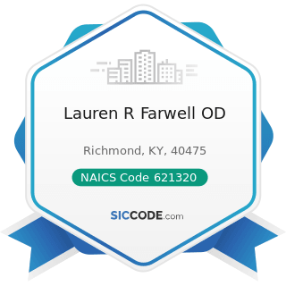 Lauren R Farwell OD - NAICS Code 621320 - Offices of Optometrists