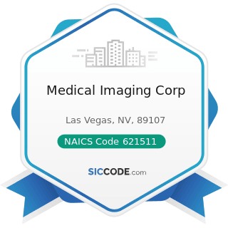 Medical Imaging Corp - NAICS Code 621511 - Medical Laboratories