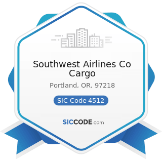 Southwest Airlines Co Cargo - SIC Code 4512 - Air Transportation, Scheduled