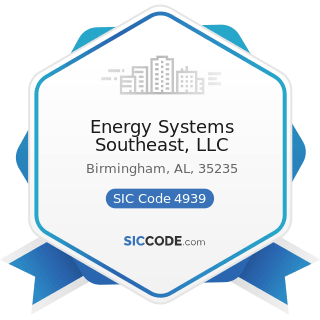 Energy Systems Southeast, LLC - SIC Code 4939 - Combination Utilities, Not Elsewhere Classified