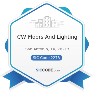CW Floors And Lighting - SIC Code 2273 - Carpets and Rugs