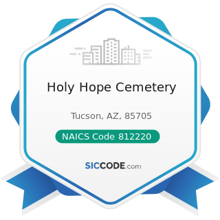 Holy Hope Cemetery - NAICS Code 812220 - Cemeteries and Crematories