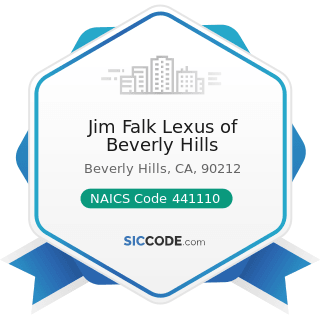 Jim Falk Lexus of Beverly Hills - NAICS Code 441110 - New Car Dealers