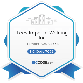 Lees Imperial Welding Inc - SIC Code 7692 - Welding Repair
