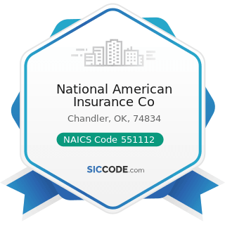 National American Insurance Co - NAICS Code 551112 - Offices of Other Holding Companies