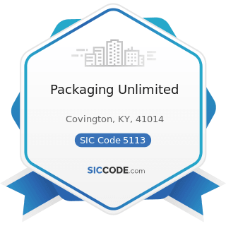 Packaging Unlimited - SIC Code 5113 - Industrial and Personal Service Paper