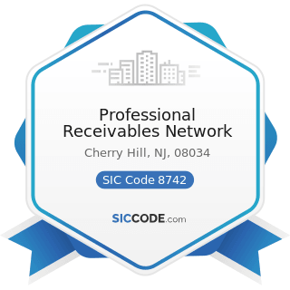 Professional Receivables Network - SIC Code 8742 - Management Consulting Services