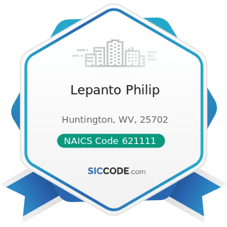 Lepanto Philip - NAICS Code 621111 - Offices of Physicians (except Mental Health Specialists)