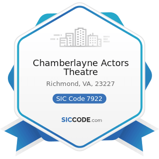 Chamberlayne Actors Theatre - SIC Code 7922 - Theatrical Producers (except Motion Picture) and...