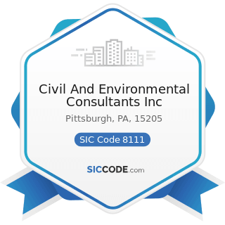 Civil And Environmental Consultants Inc - SIC Code 8111 - Legal Services