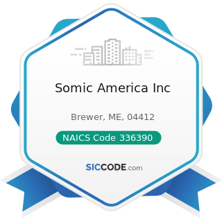 Somic America Inc - NAICS Code 336390 - Other Motor Vehicle Parts Manufacturing