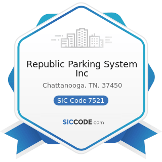 Republic Parking System Inc - SIC Code 7521 - Automobile Parking