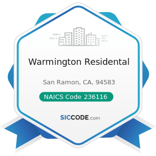 Warmington Residental - NAICS Code 236116 - New Multifamily Housing Construction (except...