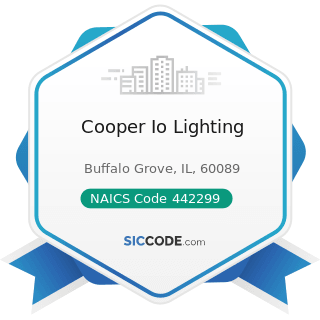 Cooper Io Lighting - NAICS Code 442299 - All Other Home Furnishings Stores