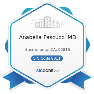 Anabella Pascucci MD - SIC Code 8011 - Offices and Clinics of Doctors of Medicine