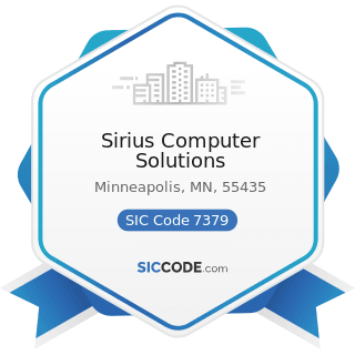 Sirius Computer Solutions - SIC Code 7379 - Computer Related Services, Not Elsewhere Classified