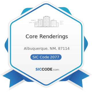 Core Renderings - SIC Code 2077 - Animal and Marine Fats and Oils