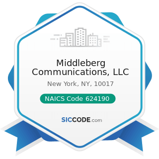 Middleberg Communications, LLC - NAICS Code 624190 - Other Individual and Family Services