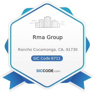 Rma Group - SIC Code 8711 - Engineering Services