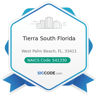 Tierra South Florida - NAICS Code 541330 - Engineering Services
