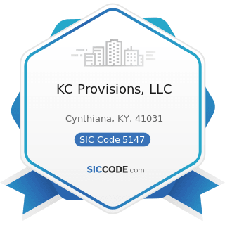 KC Provisions, LLC - SIC Code 5147 - Meats and Meat Products