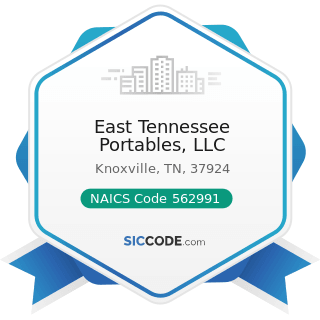 East Tennessee Portables, LLC - NAICS Code 562991 - Septic Tank and Related Services