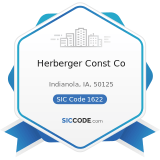 Herberger Const Co - SIC Code 1622 - Bridge, Tunnel, and Elevated Highway Construction