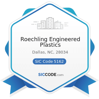 Roechling Engineered Plastics - SIC Code 5162 - Plastics Materials and Basic Forms and Shapes