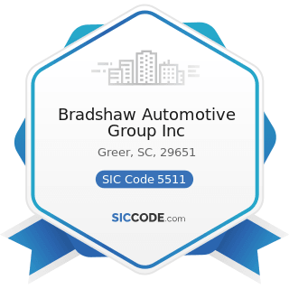 Bradshaw Automotive Group Inc - SIC Code 5511 - Motor Vehicle Dealers (New and Used)