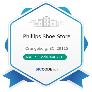 Phillips Shoe Store - NAICS Code 448210 - Shoe Stores