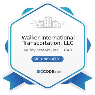 Walker International Transportation, LLC - SIC Code 4731 - Arrangement of Transportation of...