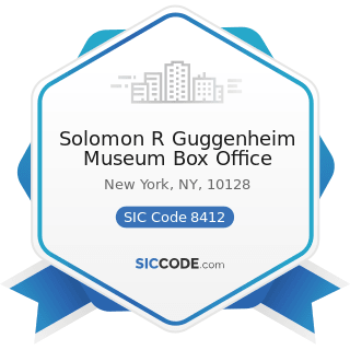 Solomon R Guggenheim Museum Box Office - SIC Code 8412 - Museums and Art Galleries