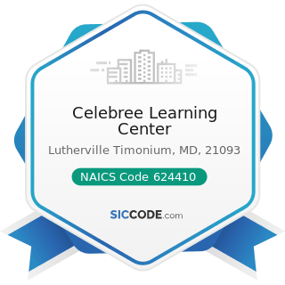 Celebree Learning Center - NAICS Code 624410 - Child Care Services