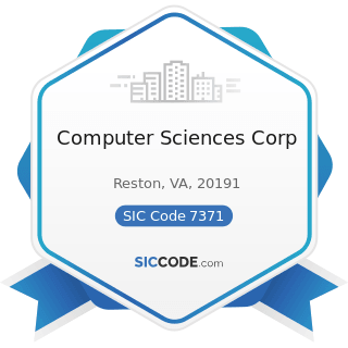 Computer Sciences Corp - SIC Code 7371 - Computer Programming Services