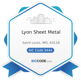 Lyon Sheet Metal - SIC Code 3444 - Sheet Metal Work