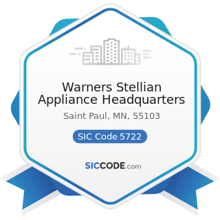 Warners Stellian Appliance Headquarters - SIC Code 5722 - Household Appliance Stores