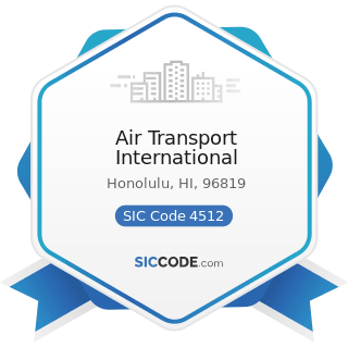 Air Transport International - SIC Code 4512 - Air Transportation, Scheduled