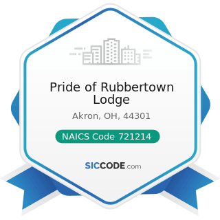 Pride of Rubbertown Lodge - NAICS Code 721214 - Recreational and Vacation Camps (except...