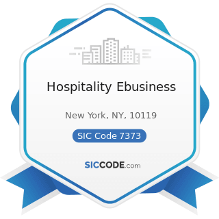 Hospitality Ebusiness - SIC Code 7373 - Computer Integrated Systems Design