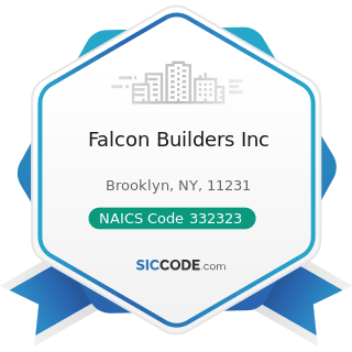 Falcon Builders Inc - NAICS Code 332323 - Ornamental and Architectural Metal Work Manufacturing