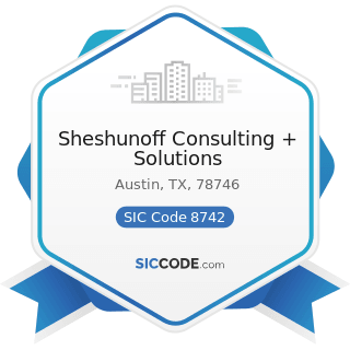 Sheshunoff Consulting + Solutions - SIC Code 8742 - Management Consulting Services