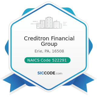 Creditron Financial Group - NAICS Code 522291 - Consumer Lending