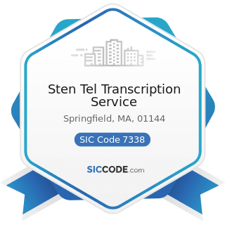 Sten Tel Transcription Service - SIC Code 7338 - Secretarial and Court Reporting Services