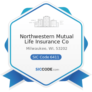 Northwestern Mutual Life Insurance Co - SIC Code 6411 - Insurance Agents, Brokers and Service