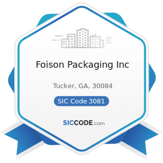 Foison Packaging Inc - SIC Code 3081 - Unsupported Plastics Film and Sheet