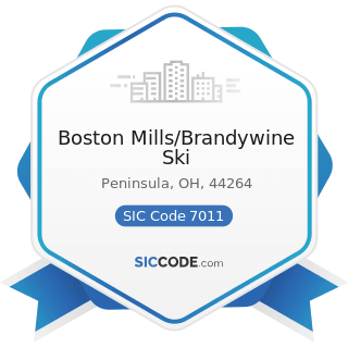 Boston Mills/Brandywine Ski - SIC Code 7011 - Hotels and Motels